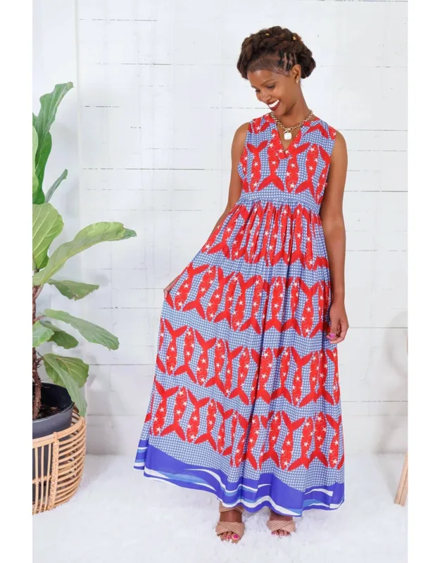 Harbor Catch Maxi Dress