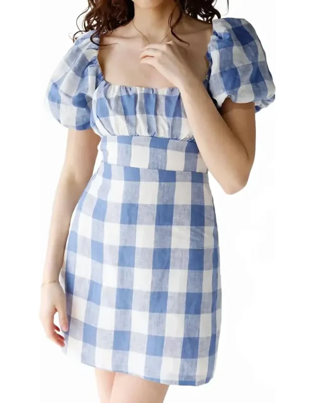 Gingham Mini Dress