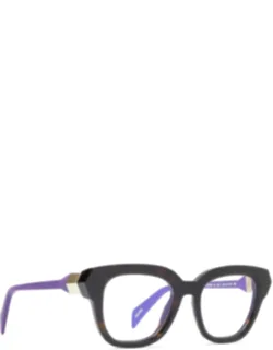 Havana Creature 122 Acetate Square Sunglasses