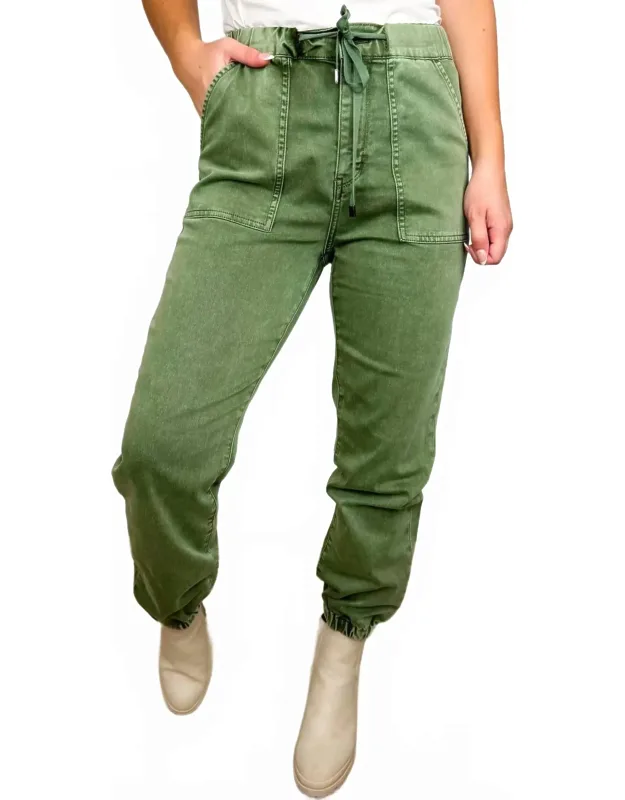 High-rise Cropped Joggers