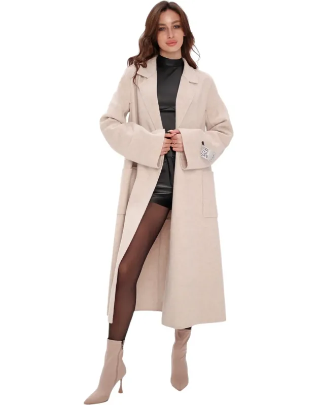Mia Premium 85% Wool Cashmere Coat