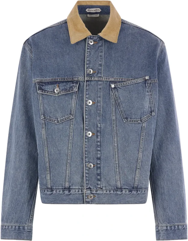 Corduroy Collar Jacket
