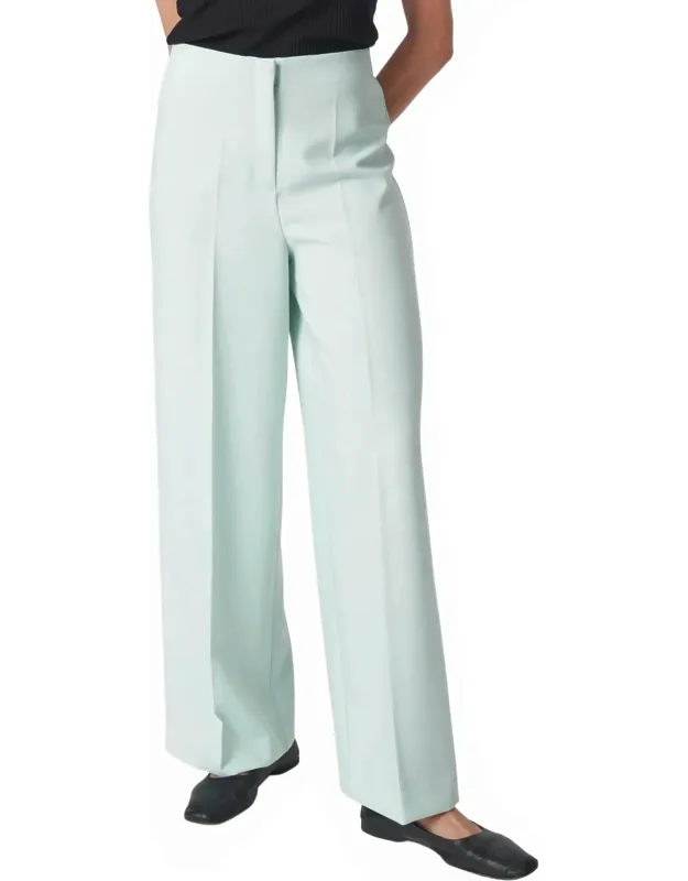 High-waisted Wide Leg Trousers