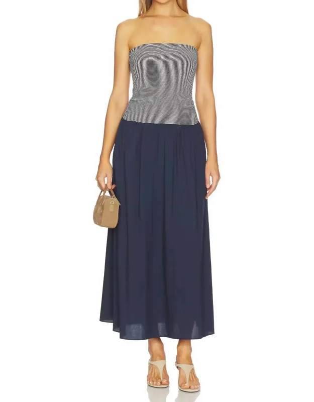 Mikella Two-tone Maxi Dress
