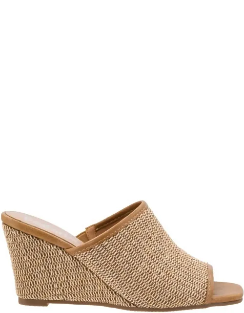 Good Vibes Woven Raffia Wedge Sandals
