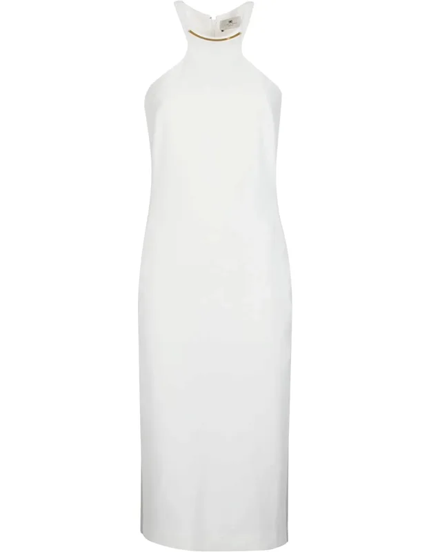 Knee Length Halter Dress