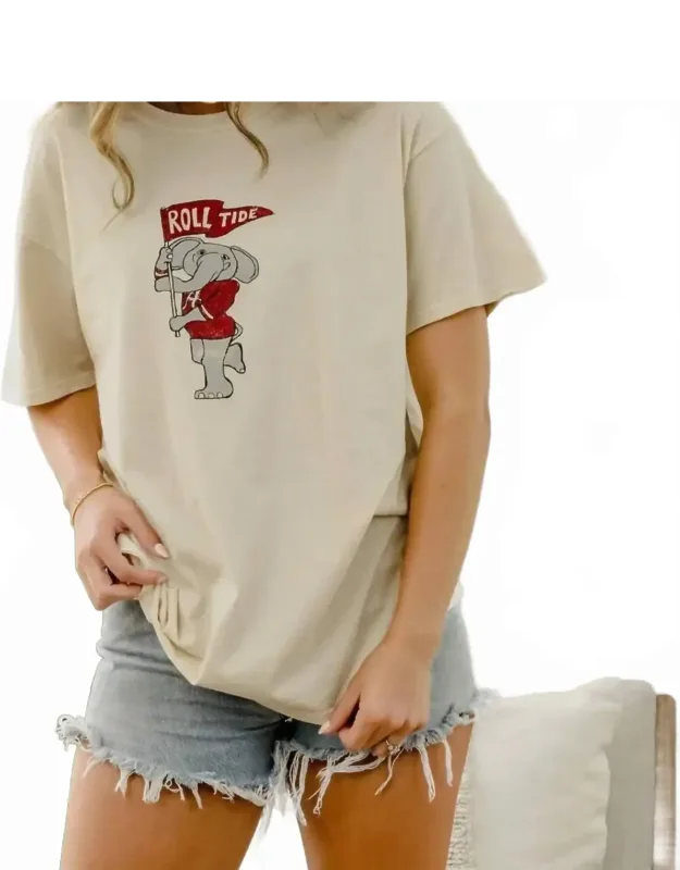 Vintage Mascot Flag Tee