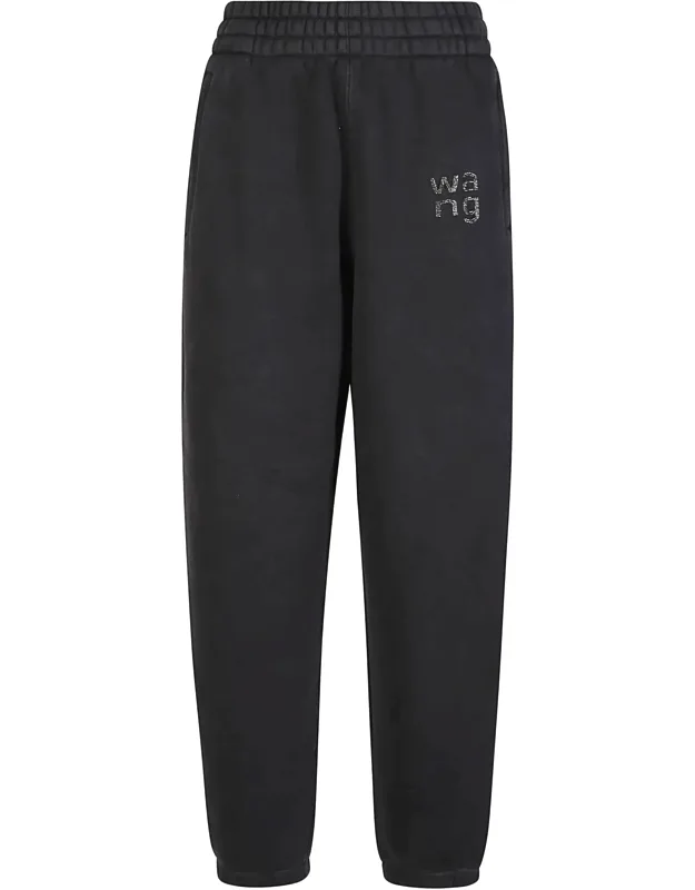 Relaxed Cotton Blend Sweatpants