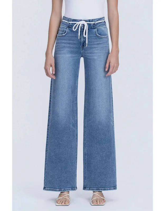 Fresh Start Rope-tie Jeans