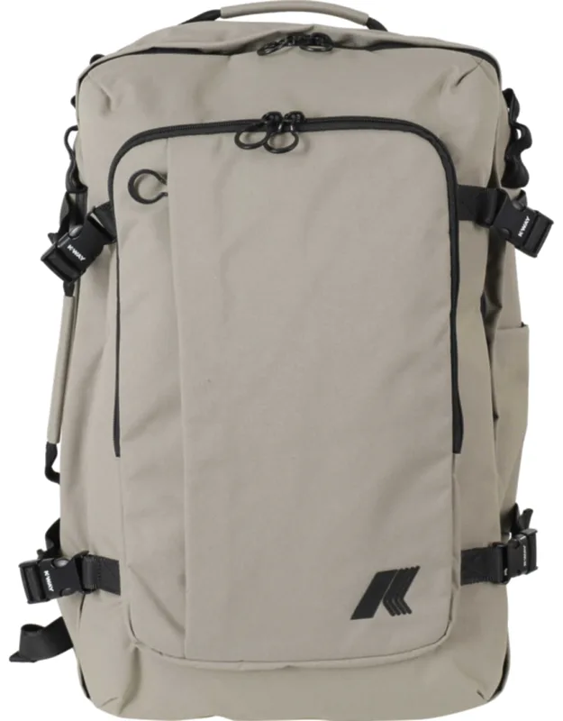 Salome Two-way Zip Nylon Backpack
