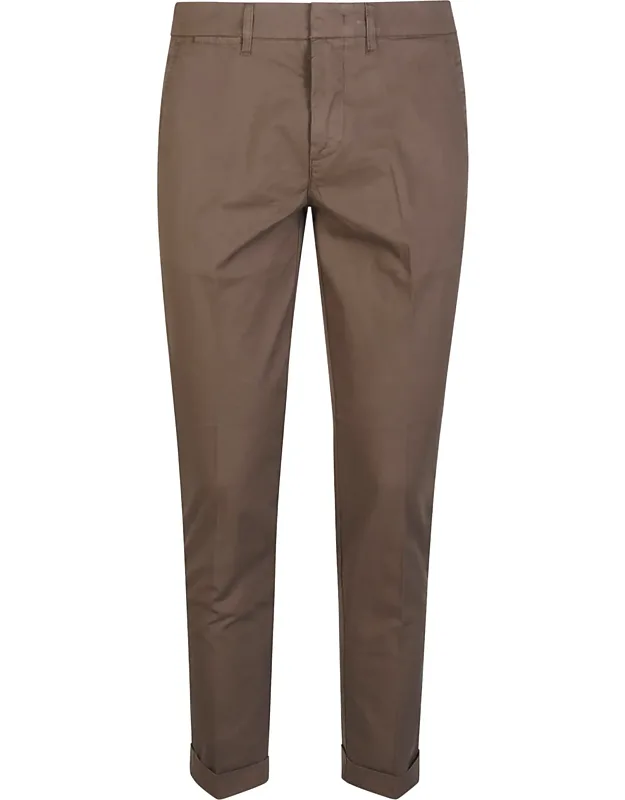Classic Stretch Cotton Cropped Pants