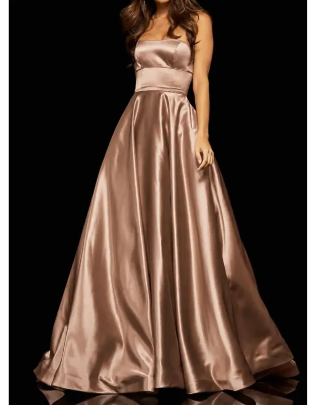 Strapless Evening Dress