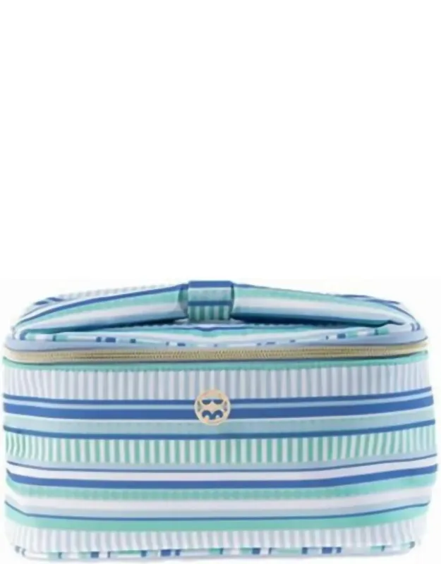 Kiss And Make-up Bag In Simply Striped