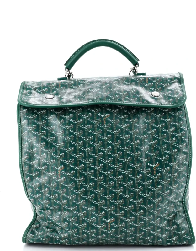 Briefcase Backpack Coated Canvas