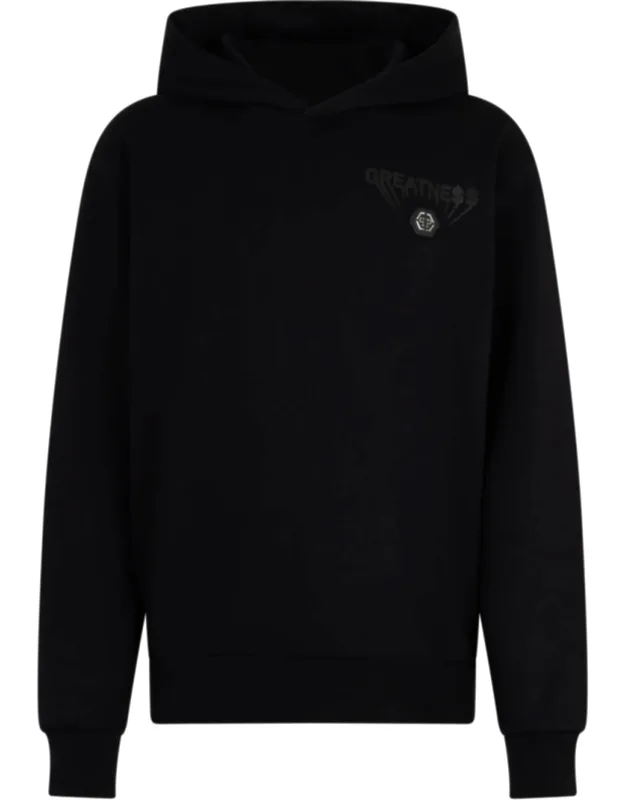 Fleece Hoodie Greatness With Distinctive Details And Soft Cotton Blend Fleece