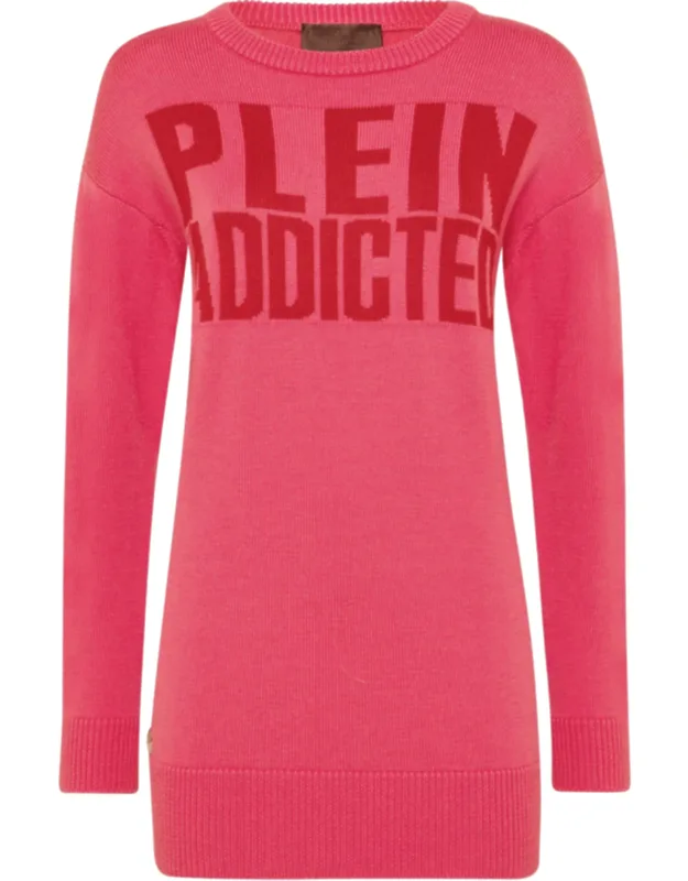 Pullover Round Neck Long Sleeve Statement