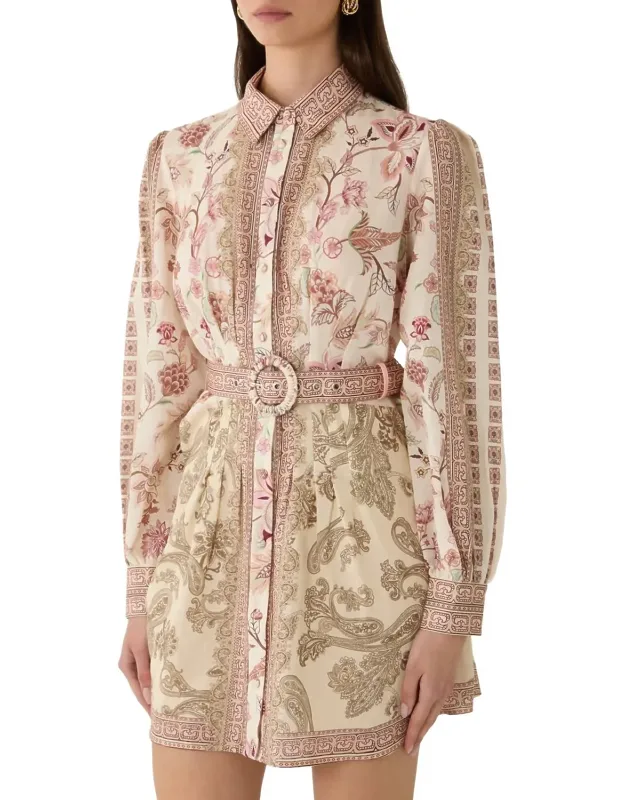 Belted Mini Dress