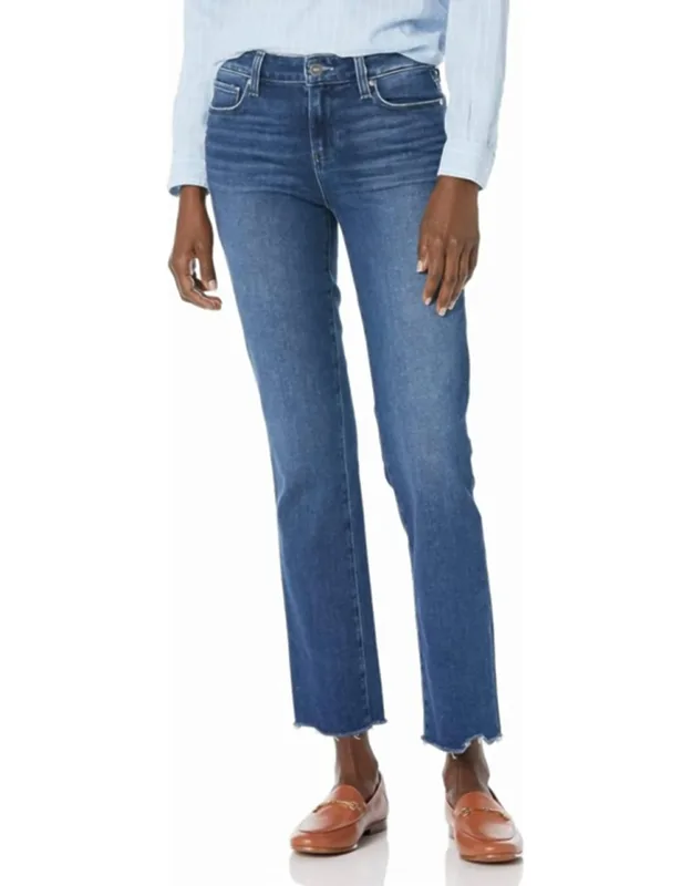 Amber Jeans With Distressed Choppy Hem
