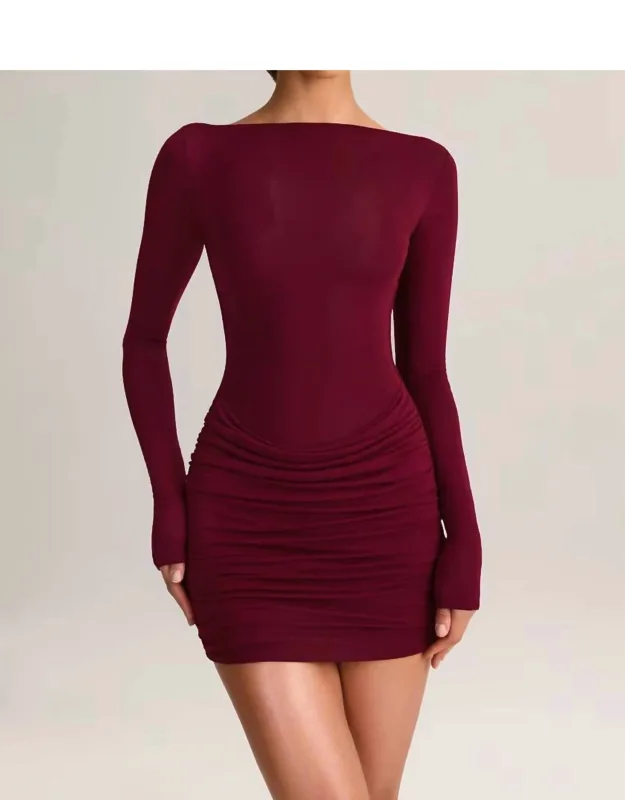 Eska Long-sleeve Mini Dress