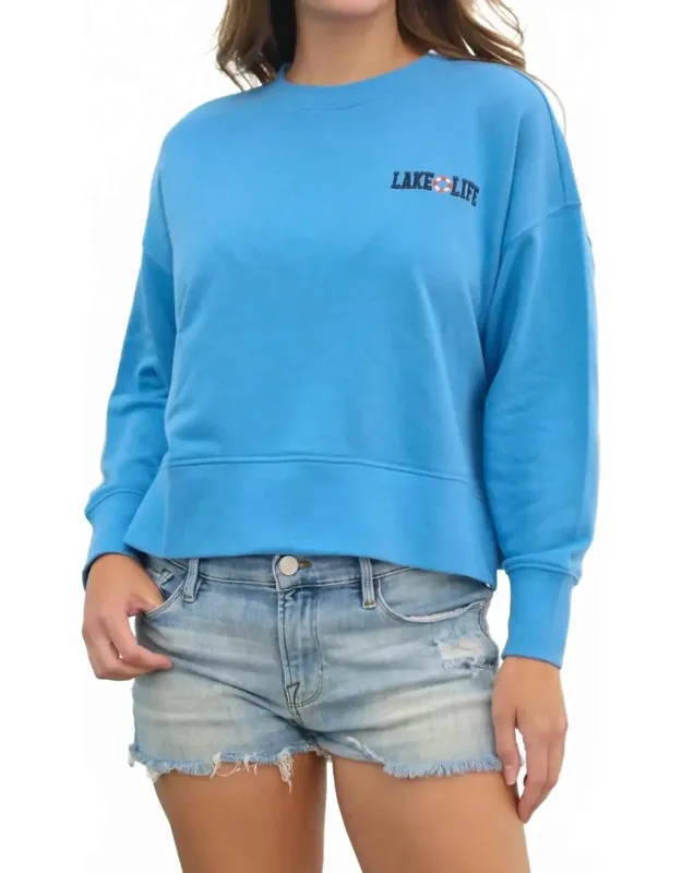 Boat Docks And Flip Flops Relaxed Sweatshirt