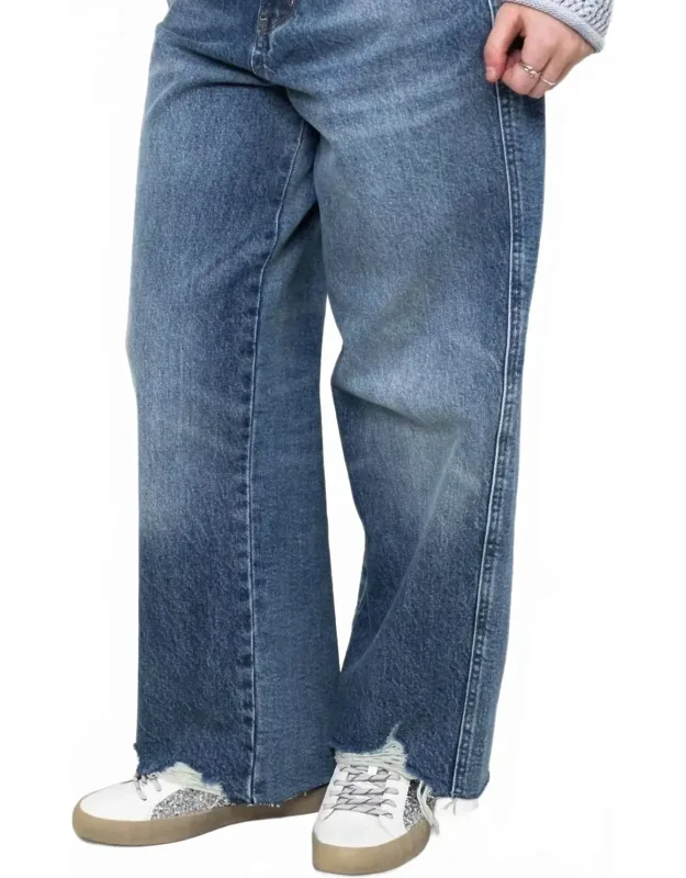 Magic Destroy Wide Jeans