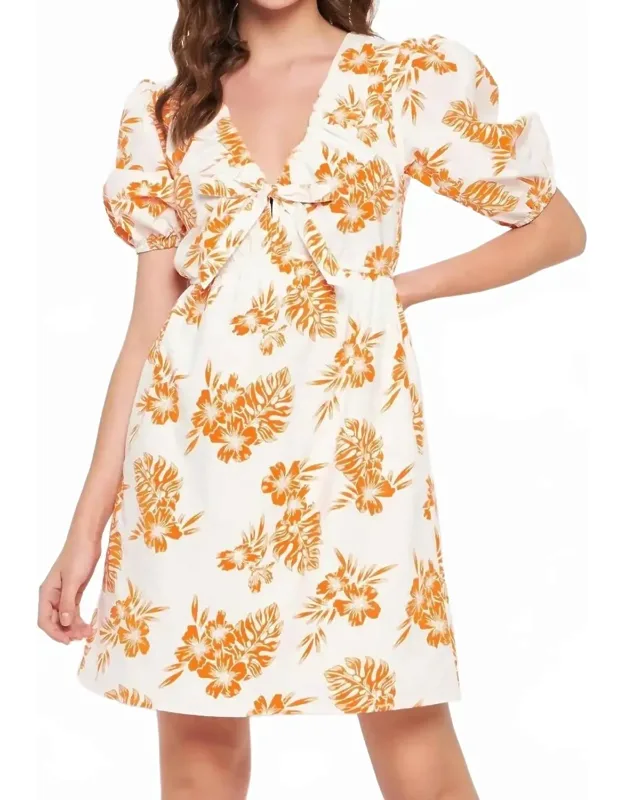 Sunlit Ivy Mini Dress