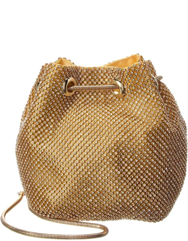 Allover Crystal Bucket Bag
