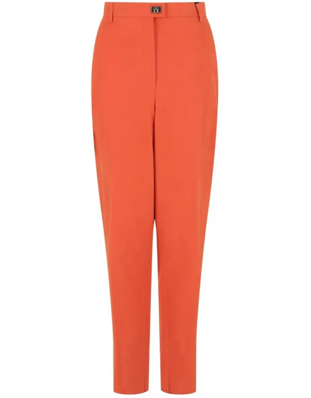 Gancini-plaque Straight-leg Trousers
