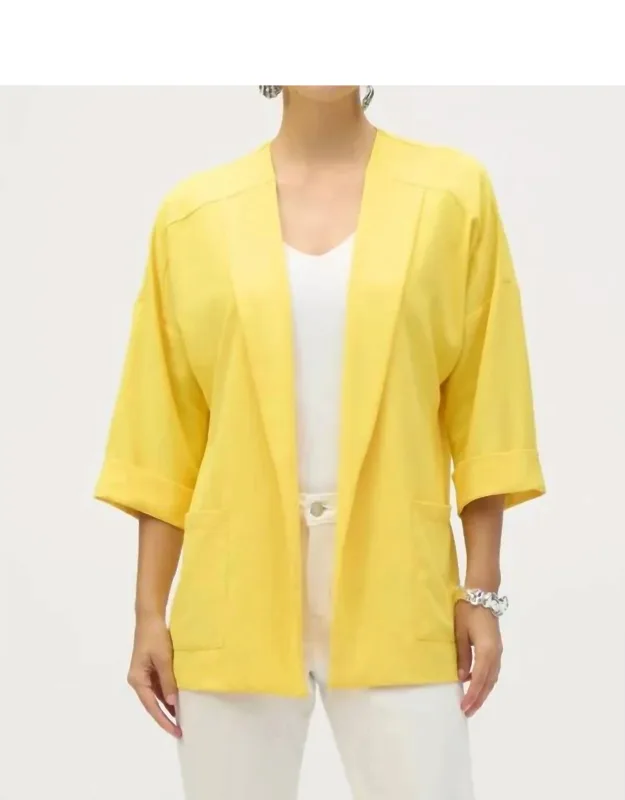 Open Front Relaxed Blazer