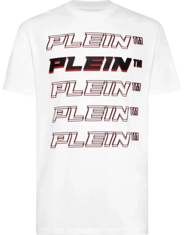 T-shirt Round Neck Ss Featuring Brand Lettering Print And Ribbed Neckline
