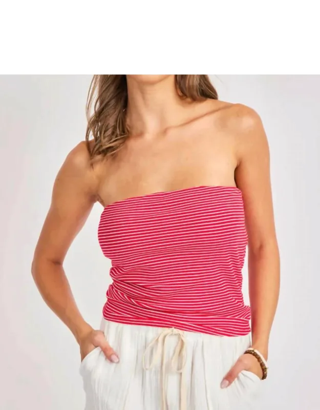 Striped Tube Top