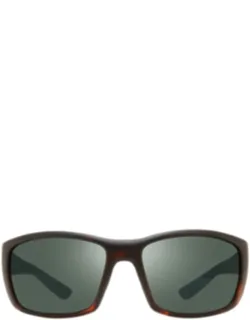 Matte Tortoise Wraparound Sunglasses