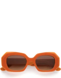 Arancione Dixie Acetate Octagonal Sunglasses