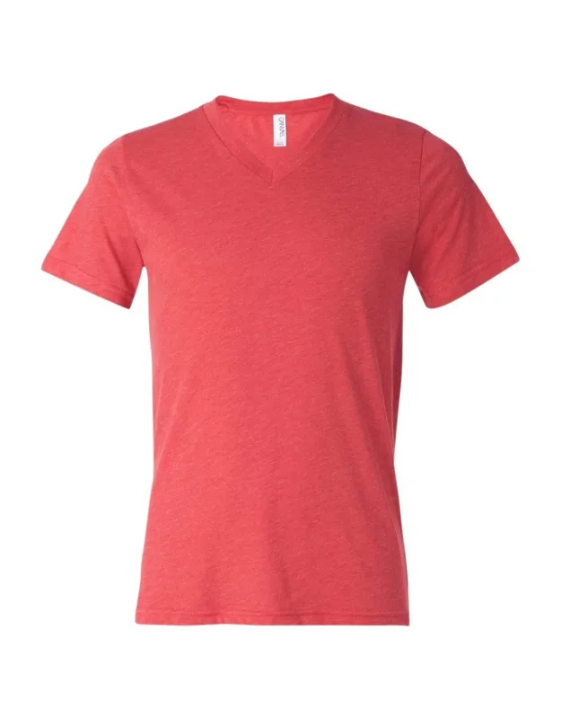 Triblend V-neck Short Sleeve Tee