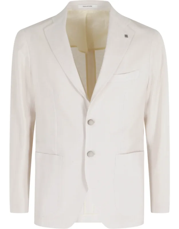 Montecarlo Single-breasted Cotton Jersey Blazer