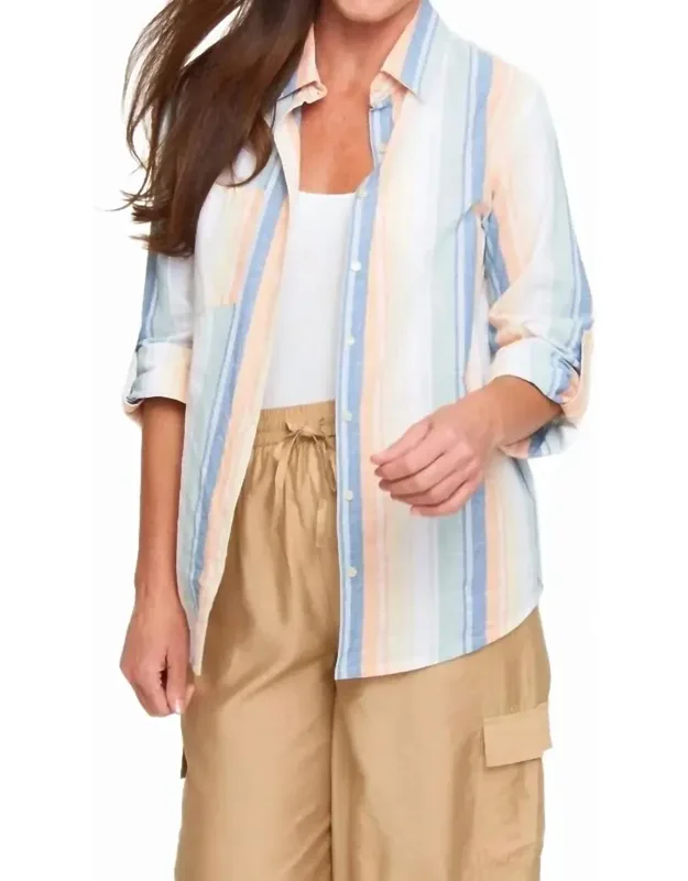 Striped Button Up Shirt