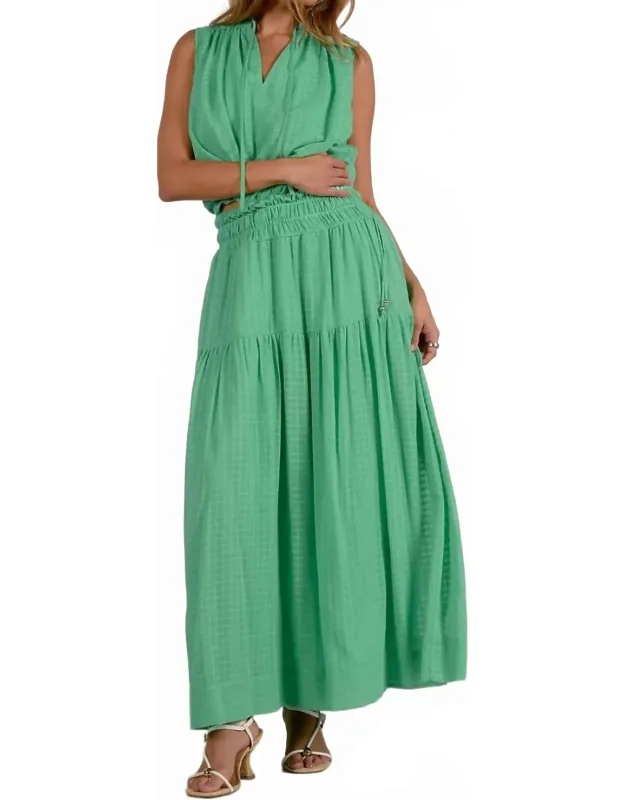 Linen Summer Maxi Skirt