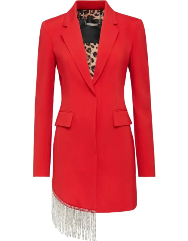 Fringe Blazer Dress