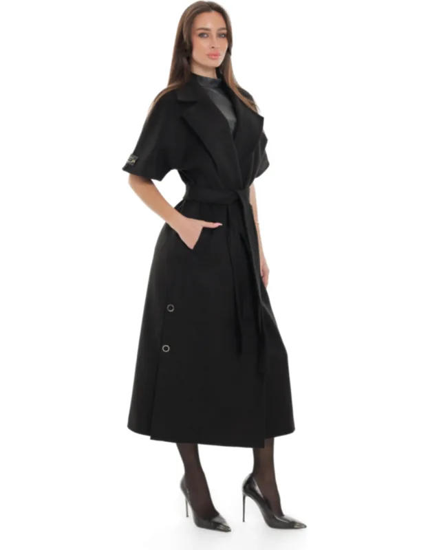 Structured Short-sleeve Coat