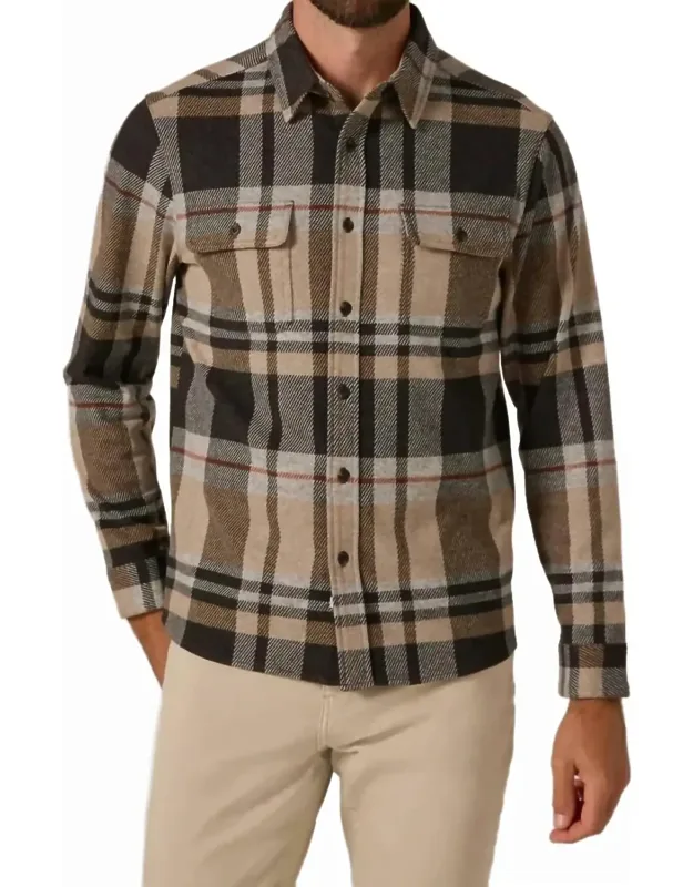 Plaid Soft Knit Shirt