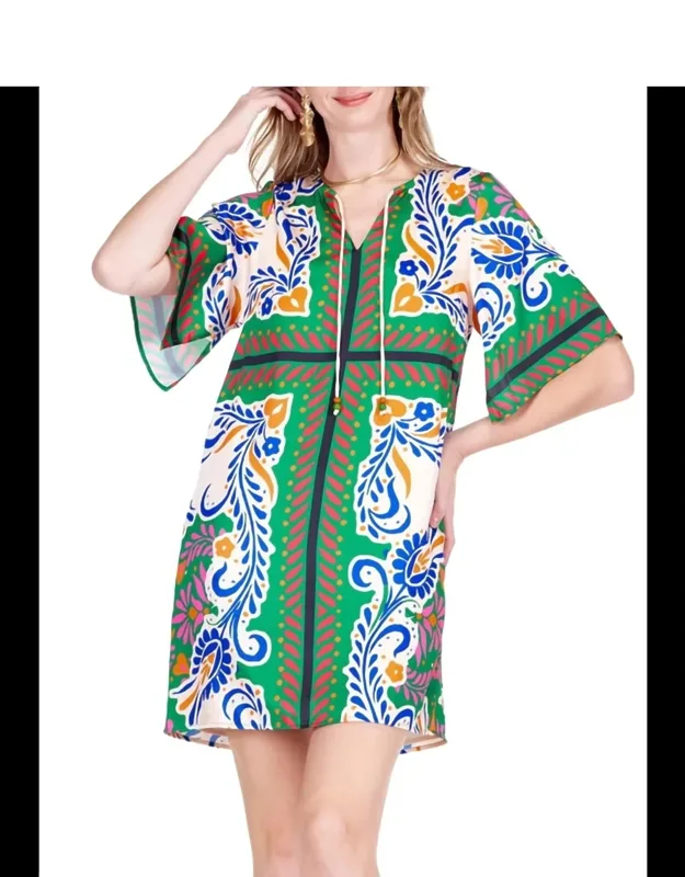 Melody Tam Kimono Tunic Mini Dress