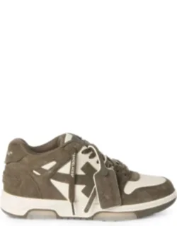 Low-top Sneakers With Distinctive Arrow Motif And Smooth Panels