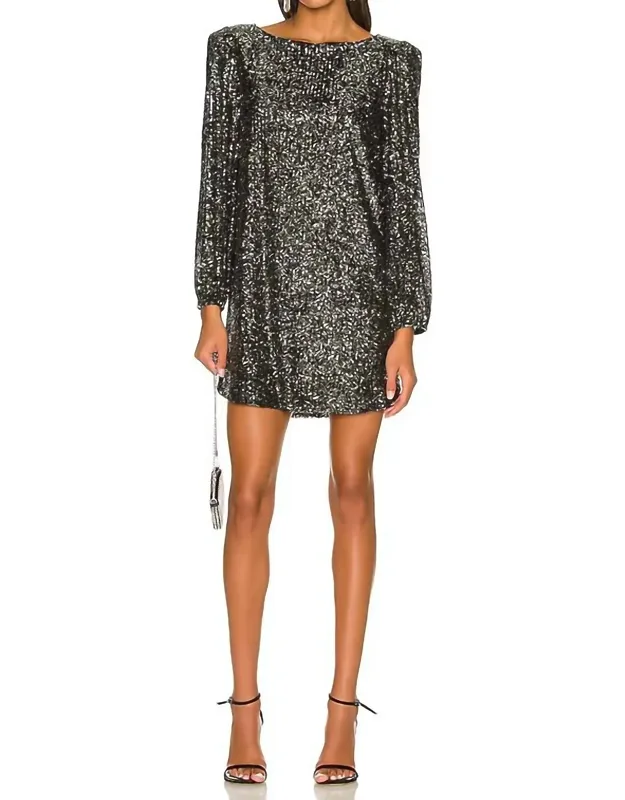 Sequin Shift Mini Dress