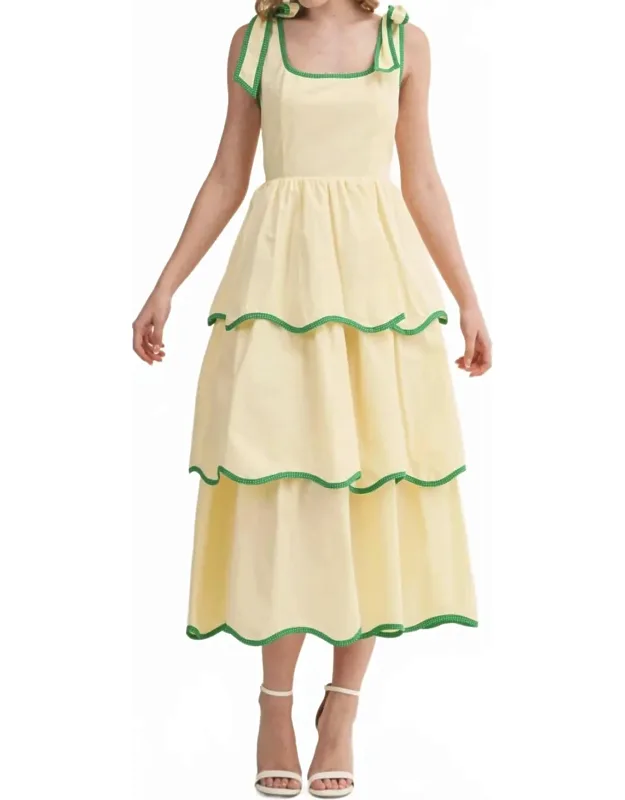 Through The Fields Midi Dress