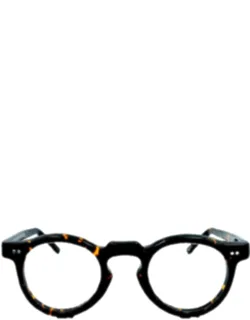 Havana Acetate Round Sunglasses