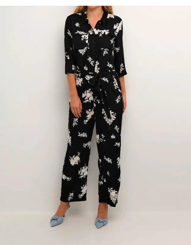 Rutie Three Quarter Sleeve Jumpsuit