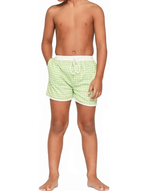 Gingham Sea Shorts