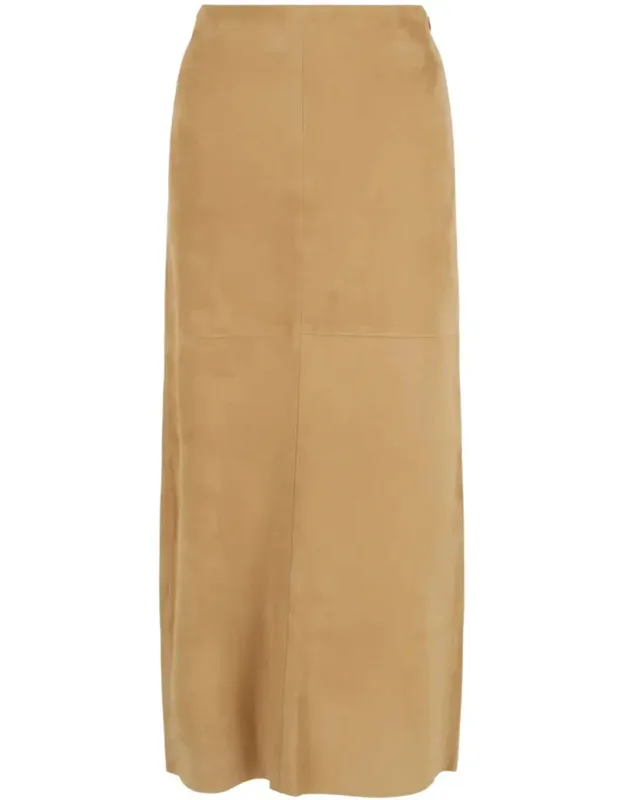 Lambskin Leather Pencil Skirt