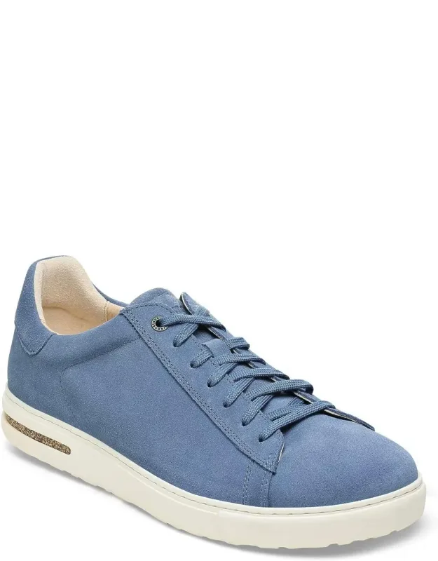 Bend Low Sneaker With Soft Suede Upper And Cork-latex Footbed