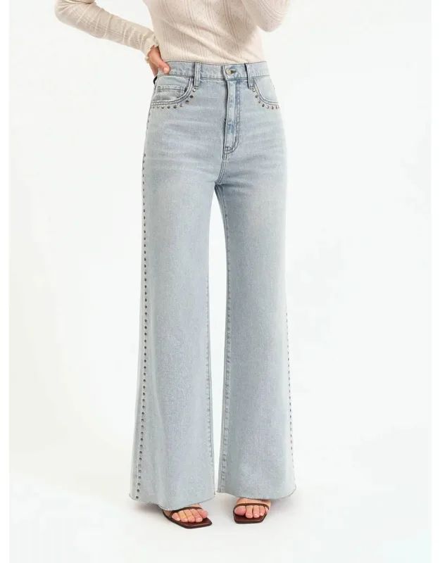 Far Out High Rise Wide Leg Jeans